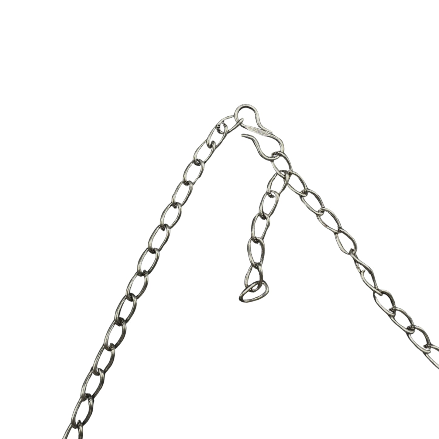 Saaj Triya Antique Silver Polish Oxidised Choker Necklace Set