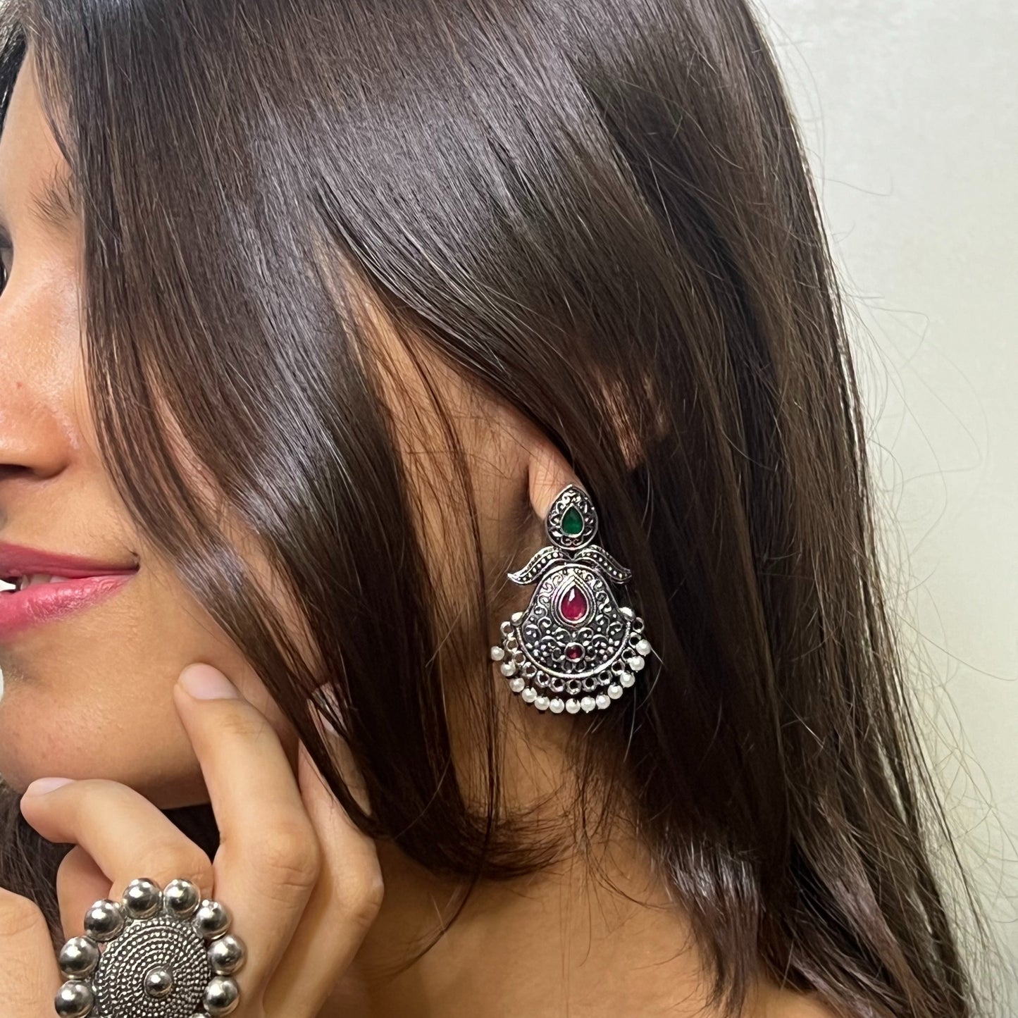 The Celebration Set- 2 pairs of earrings + 1 Necklace